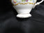 Royal Albert Lady Hamilton, Red, Florals: Footed Cup & Saucer Set, 2 3/4", As Is