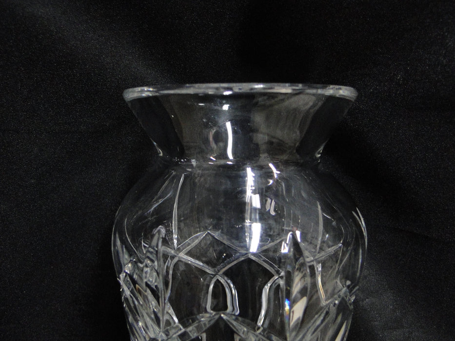 Marquis by Waterford Glenbrook, Vertical & "X" Cuts: Flower Vase, 10 1/8" Tall