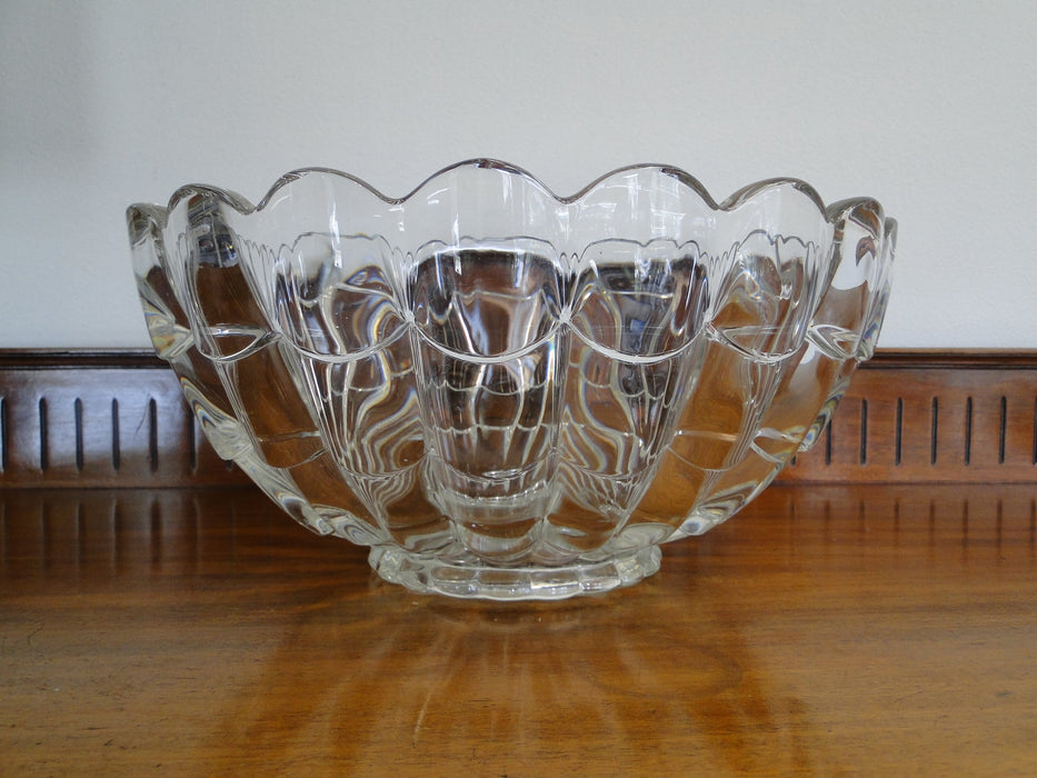 Cambridge Cascade: 14 3/4" Punch Bowl, 20 7/8" Underplate, & 11 Cup Set