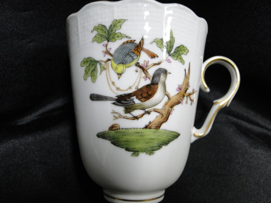 Herend Rothschild Bird: Trembleuse Cup & Saucer Set, 3 1/4" Tall, 713, RO