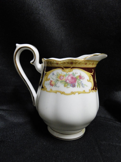 Royal Albert Lady Hamilton, Red, Florals: Mini Creamer / Cream Pitcher, 3 1/8"