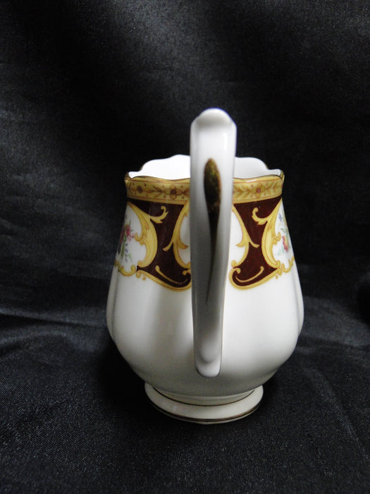 Royal Albert Lady Hamilton, Red, Florals: Mini Creamer / Cream Pitcher, 3 1/8"
