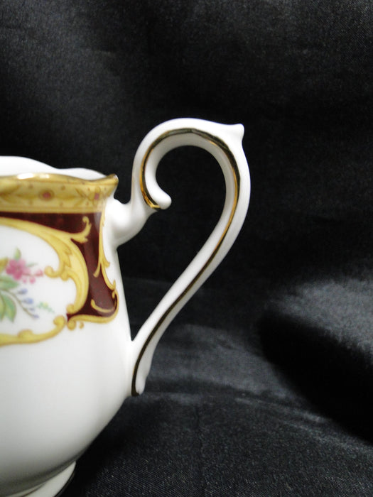 Royal Albert Lady Hamilton, Red, Florals: Mini Creamer / Cream Pitcher, 3 1/8"