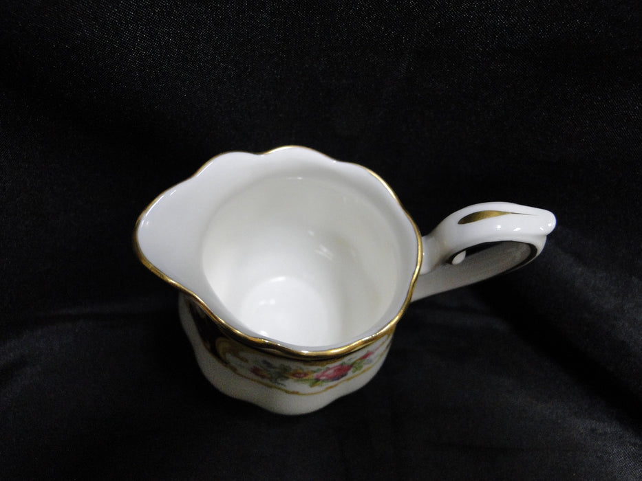 Royal Albert Lady Hamilton, Red, Florals: Mini Creamer / Cream Pitcher, 3 1/8"