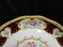 Royal Albert Lady Hamilton, Red, Florals: Round Cake Plate w/ Handles, 10 1/4"