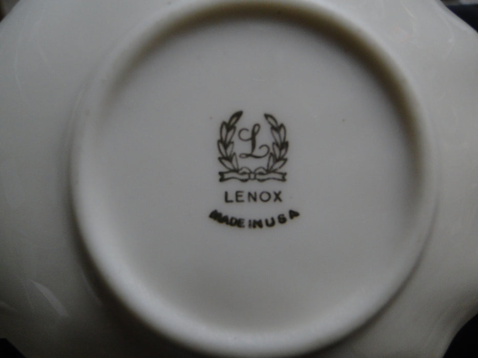 Lenox Bermuda Collection, Gold Trim: Handled Divided Server / Relish Dish 9 1/8"