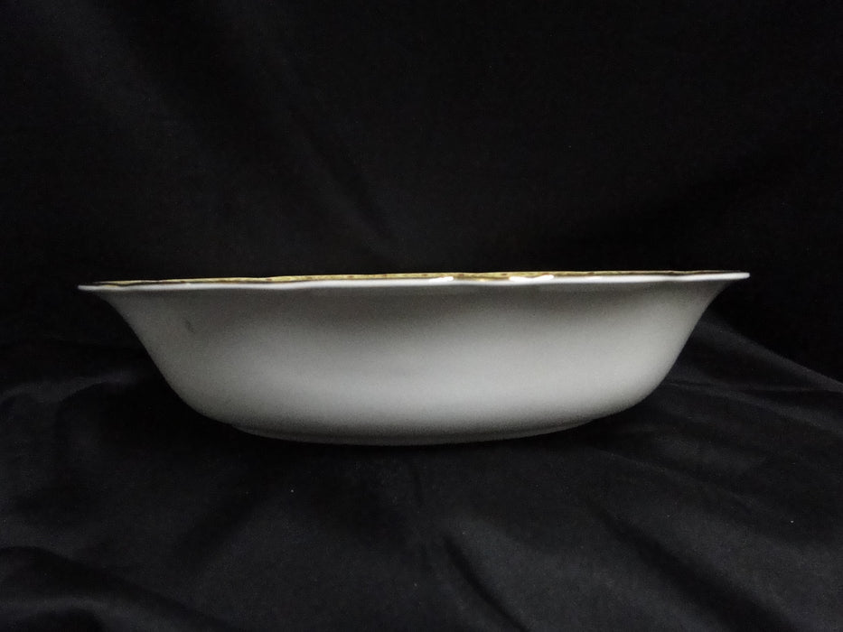 Royal Albert Lady Hamilton, Red, Florals: Oval Serving Bowl, 9 1/8"