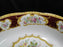 Royal Albert Lady Hamilton, Red, Florals: Oval Serving Bowl, 9 1/8"