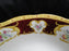 Royal Albert Lady Hamilton, Red, Florals: Oval Serving Bowl, 9 1/8"