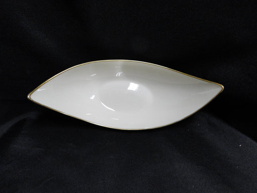 Lenox Olympia Gold, Coupe Shape, Gold Trim: Nut Dish, 8 3/4"