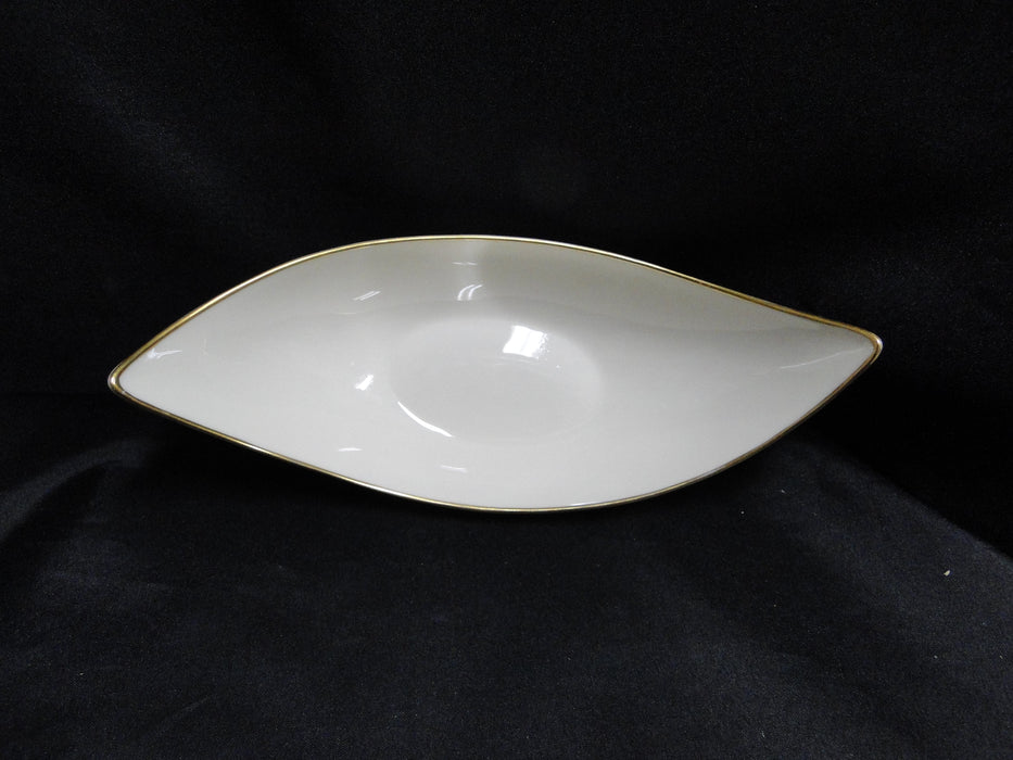 Lenox Olympia Gold, Coupe Shape, Gold Trim: Nut Dish, 8 3/4"