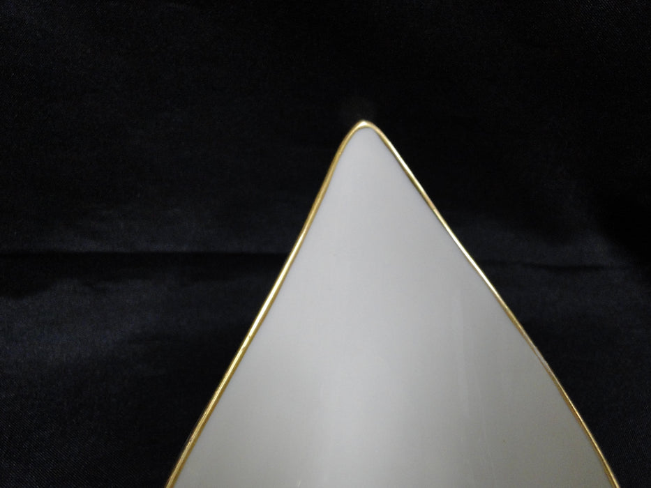 Lenox Olympia Gold, Coupe Shape, Gold Trim: Nut Dish, 8 3/4"