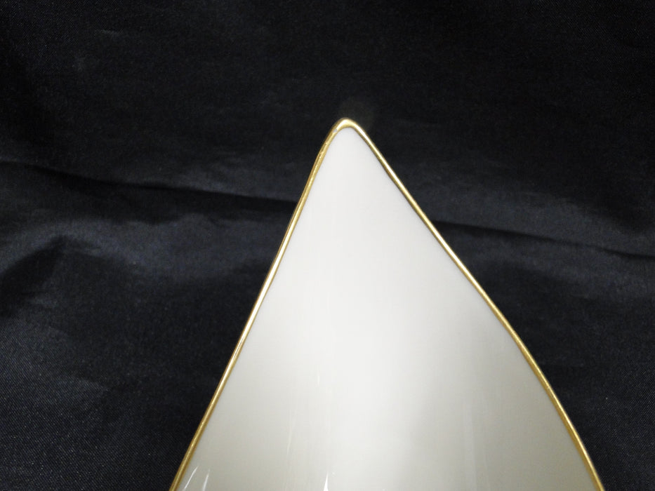 Lenox Olympia Gold, Coupe Shape, Gold Trim: Nut Dish, 8 3/4"