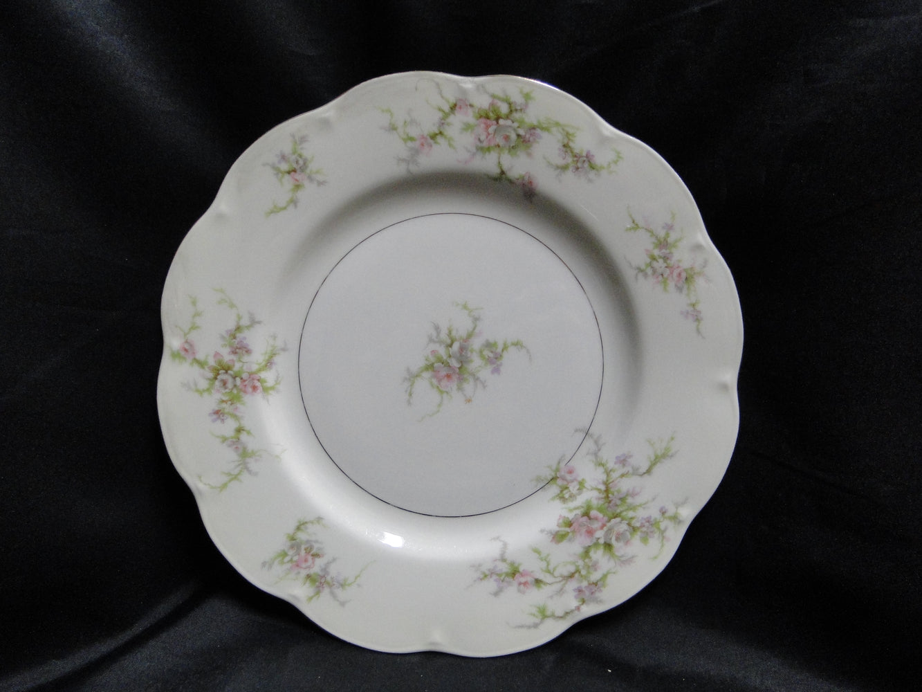 Haviland Rosalinde (New York), Floral: Dinner Plate (s), 10 3/8"