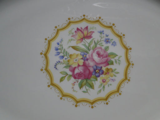 Royal Albert Lady Hamilton, Red, Florals: Oval Serving Platter, 16 1/4"