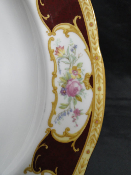 Royal Albert Lady Hamilton, Red, Florals: Oval Serving Platter, 16 1/4"