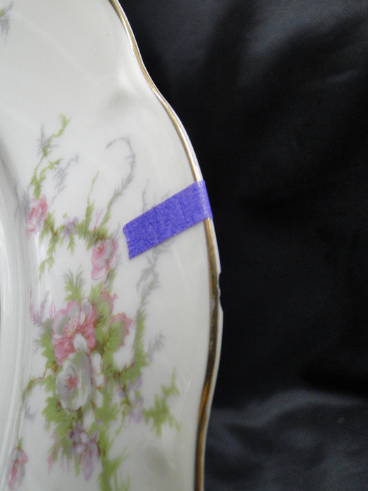 Haviland Rosalinde (New York), Floral: Dinner Plate (s), 10 3/8", As Is