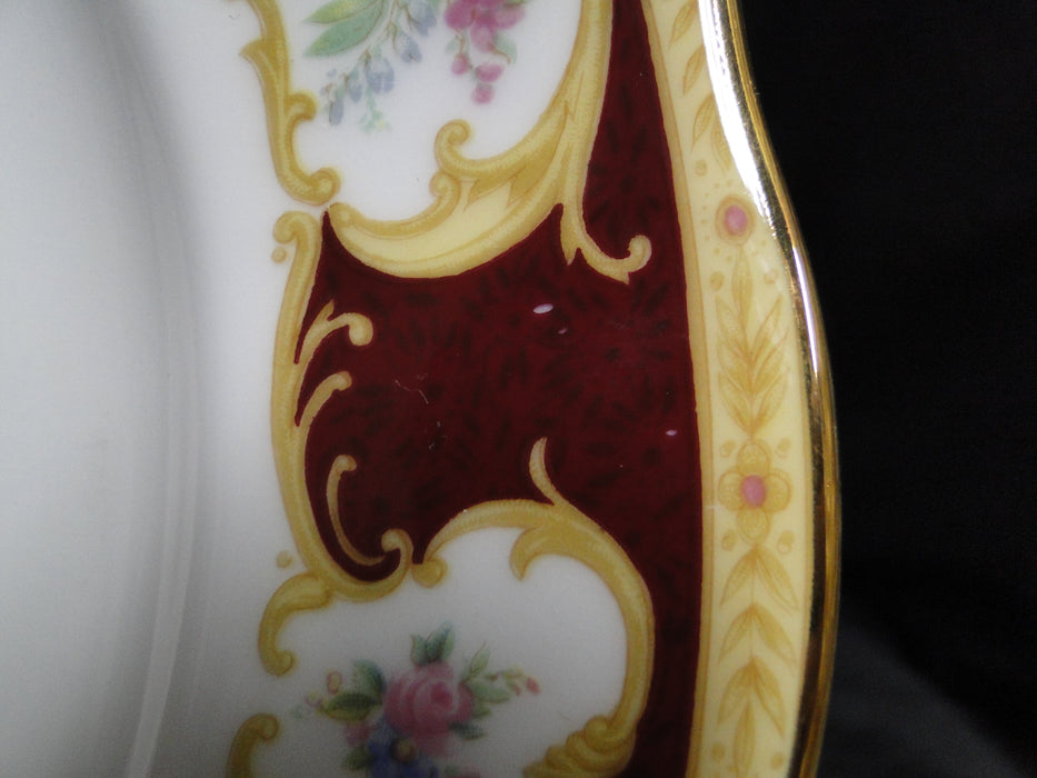 Royal Albert Lady Hamilton, Red, Florals: Dinner Plate (s), 10 3/8"