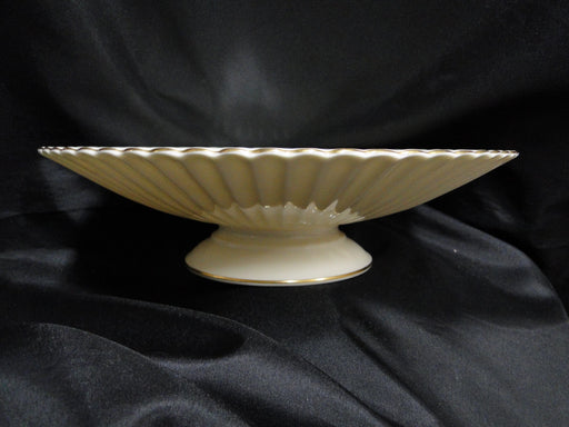 Lenox Citation Gold, Ribbed Rim, Gold Trim: Centerpiece Bowl, 10 3/4" x 3" Tall