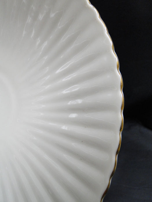 Lenox Citation Gold, Ribbed Rim, Gold Trim: Centerpiece Bowl, 10 3/4" x 3" Tall