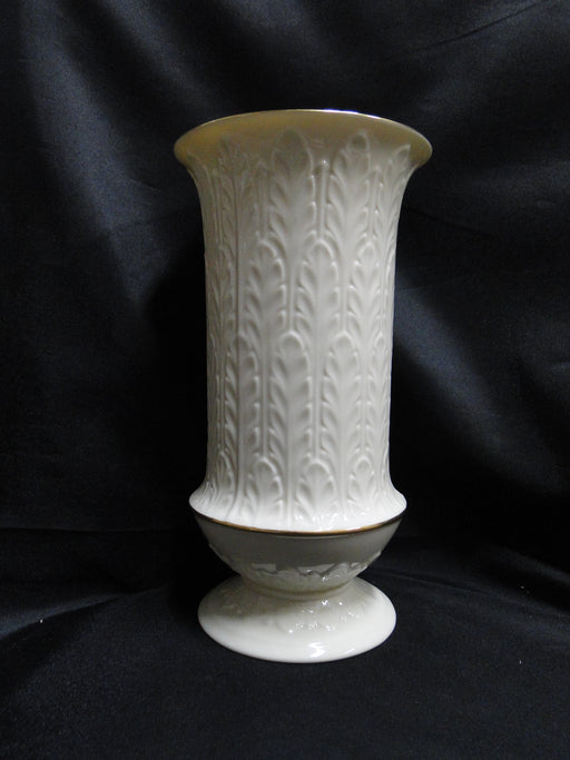 Lenox Autumn Leaf Collection, Gold Trim: Flower Vase, 9 1/2" Tall, 5" Diameter