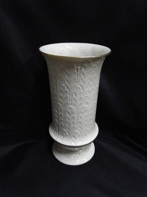 Lenox Autumn Leaf Collection, Gold Trim: Flower Vase, 9 1/2" Tall, 5" Diameter