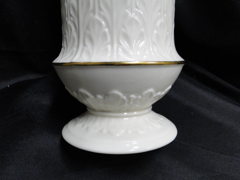 Lenox Autumn Leaf Collection, Gold Trim: Flower Vase, 9 1/2" Tall, 5" Diameter