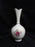 Lenox Rhodora, Pink Rose, Gold Trim: Bulbous Vase, 8" Tall