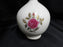 Lenox Rhodora, Pink Rose, Gold Trim: Bulbous Vase, 8" Tall