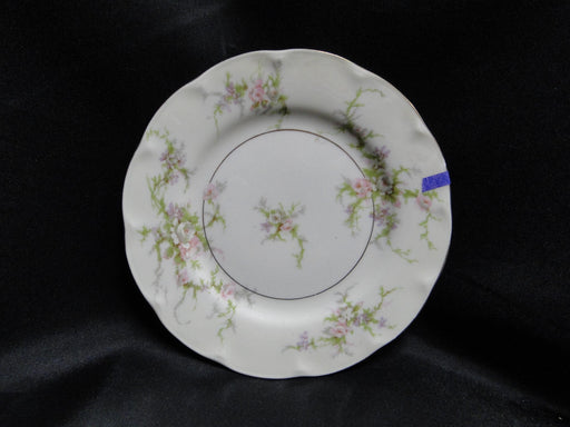 Haviland Rosalinde (New York), Floral: Bread Plate, 6 3/8", As Is
