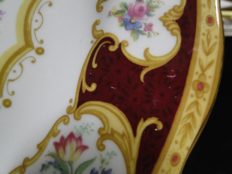 Royal Albert Lady Hamilton, Red, Florals: Salad Plate (s), 8 1/8"