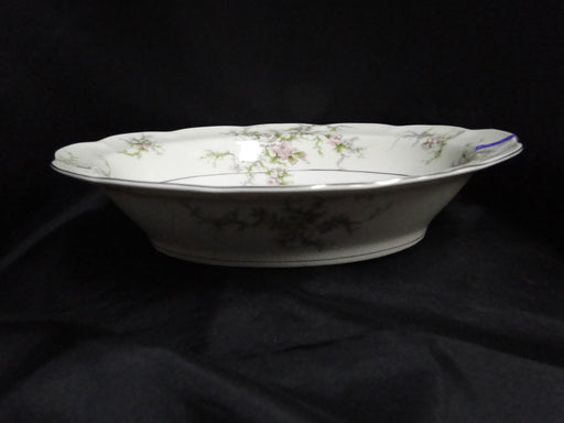 Haviland Rosalinde (New York), Floral: Oval Serving Bowl (s), 9 5/8", As Is