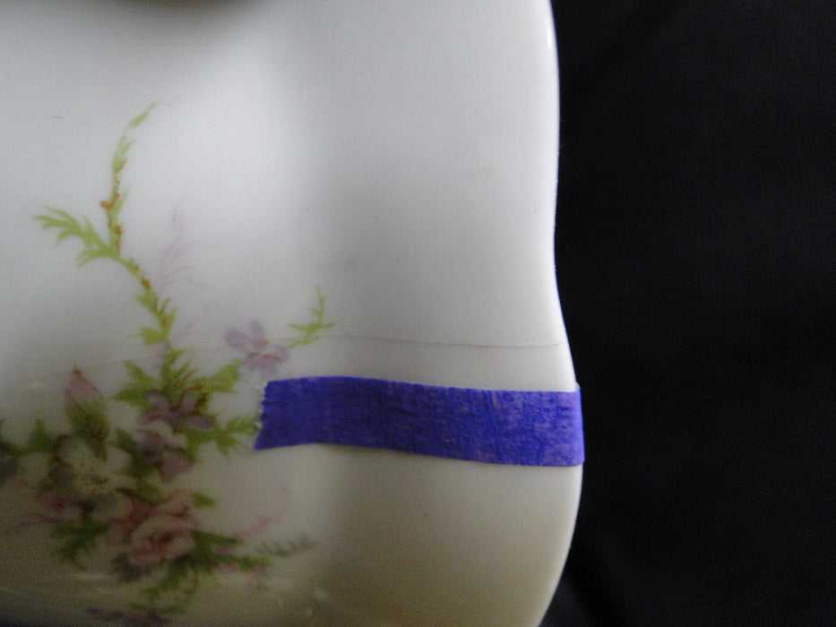 Haviland Rosalinde (New York), Floral: Oval Serving Bowl (s), 9 5/8", As Is