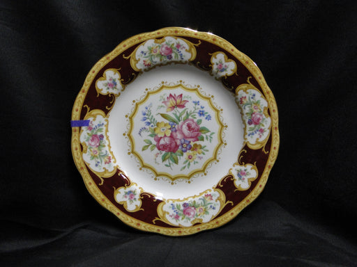 Royal Albert Lady Hamilton, Red, Florals: Salad Plate (s), 8 1/8", As Is