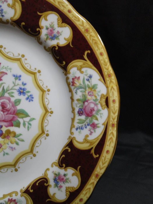 Royal Albert Lady Hamilton, Red, Florals: Salad Plate (s), 8 1/8", As Is