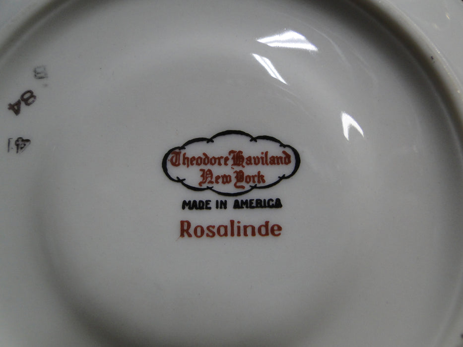 Haviland Rosalinde (New York), Floral: Cup & Saucer Set (s), 2"