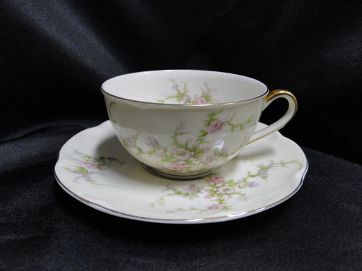 Haviland Rosalinde (New York), Floral: Cup & Saucer Set (s), 2"