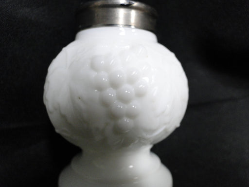 Imperial Glass Vintage Grape Milk Glass: Salt OR Pepper Shaker, 3 7/8", As Is
