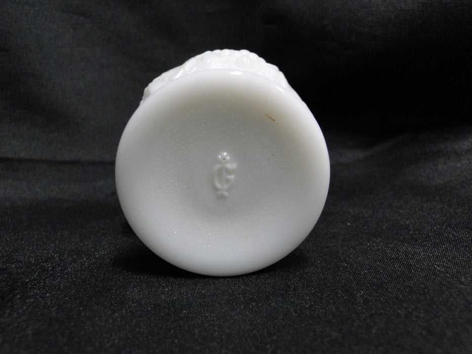 Imperial Glass Vintage Grape Milk Glass: Salt OR Pepper Shaker, 3 7/8", As Is