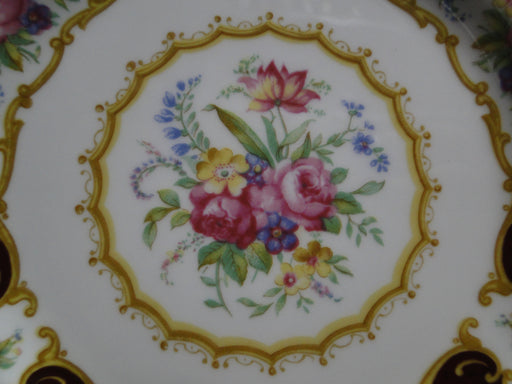 Royal Albert Lady Hamilton, Red, Florals: Bread Plate, 6 1/8", As Is