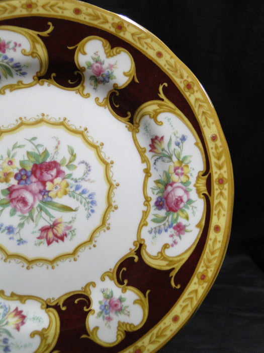 Royal Albert Lady Hamilton, Red, Florals: Bread Plate, 6 1/8", As Is