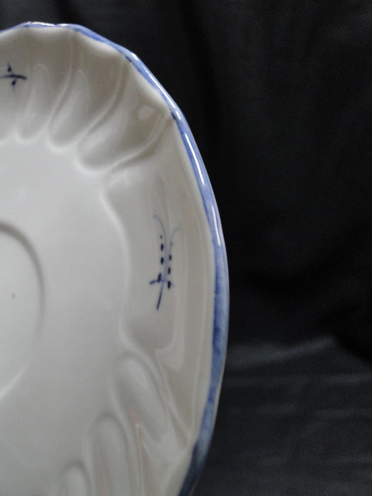 Villeroy & Boch Vieux Luxembourg, Blue Florals: Demi Cup & Saucer Set, As Is