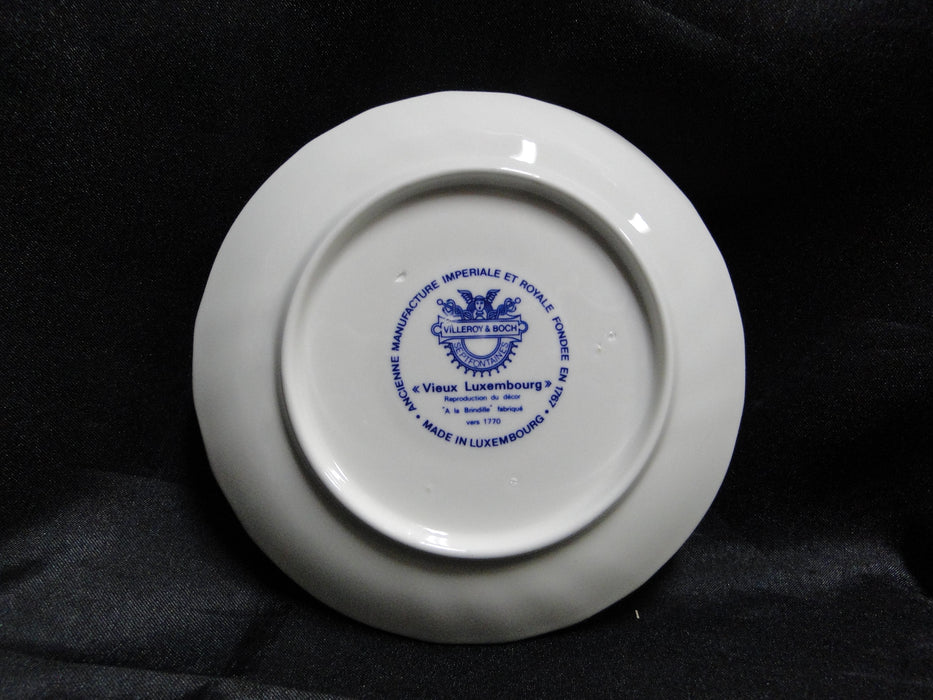Villeroy & Boch Vieux Luxembourg, Blue Florals: Demi Cup & Saucer Set, As Is