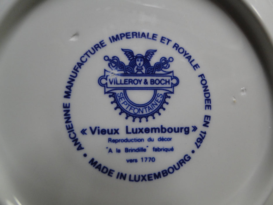 Villeroy & Boch Vieux Luxembourg, Blue Florals: Demi Cup & Saucer Set, As Is