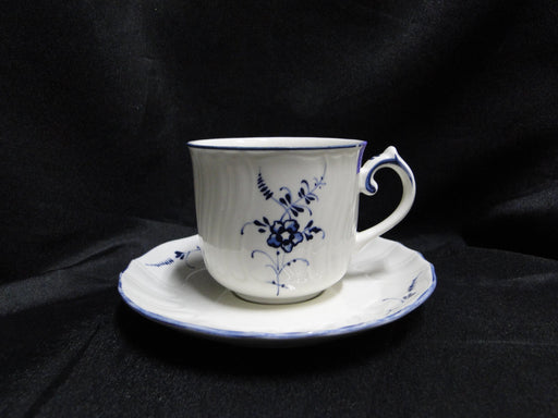 Villeroy & Boch Vieux Luxembourg, Blue Florals: Demi Cup & Saucer Set, As Is
