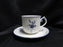 Villeroy & Boch Vieux Luxembourg, Blue Florals: Demi Cup & Saucer Set, As Is
