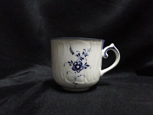 Villeroy & Boch Vieux Luxembourg, Blue Florals: Demi Cup & Saucer Set, As Is