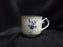 Villeroy & Boch Vieux Luxembourg, Blue Florals: Demi Cup & Saucer Set, As Is