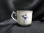 Villeroy & Boch Vieux Luxembourg, Blue Florals: Demi Cup & Saucer Set, As Is