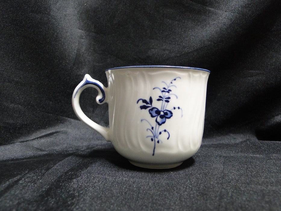 Villeroy & Boch Vieux Luxembourg, Blue Florals: Demi Cup & Saucer Set, As Is